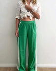 Zaziba Jaya Linen Pant Green