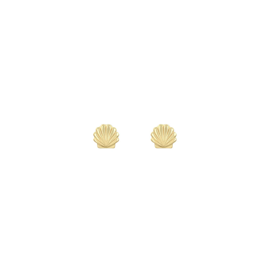 Misuzi Mini Shell Stud 14k Gold Filled