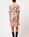 Once Was Altas Linen Viscose Dress Aries Floral