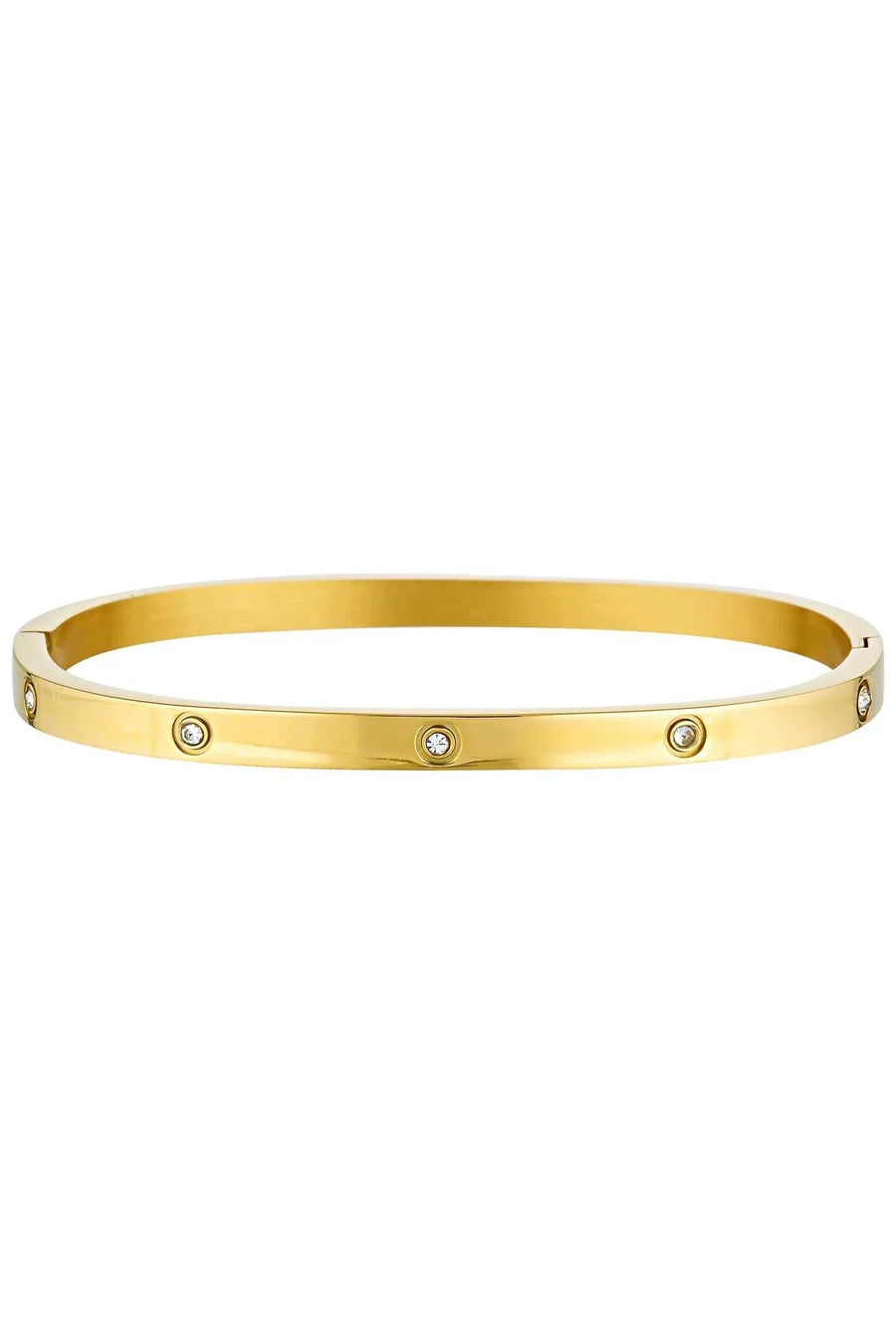 Porter Dylan Bangle Gold Celestial Clear