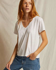 Perfectwhitetee Hendrix Basic V Neck Tee White