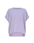 Bassike Slouch Circle Tank Faded Lavender