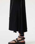 Bassike Asymmetric Once Shoulder Dress Black Dune 