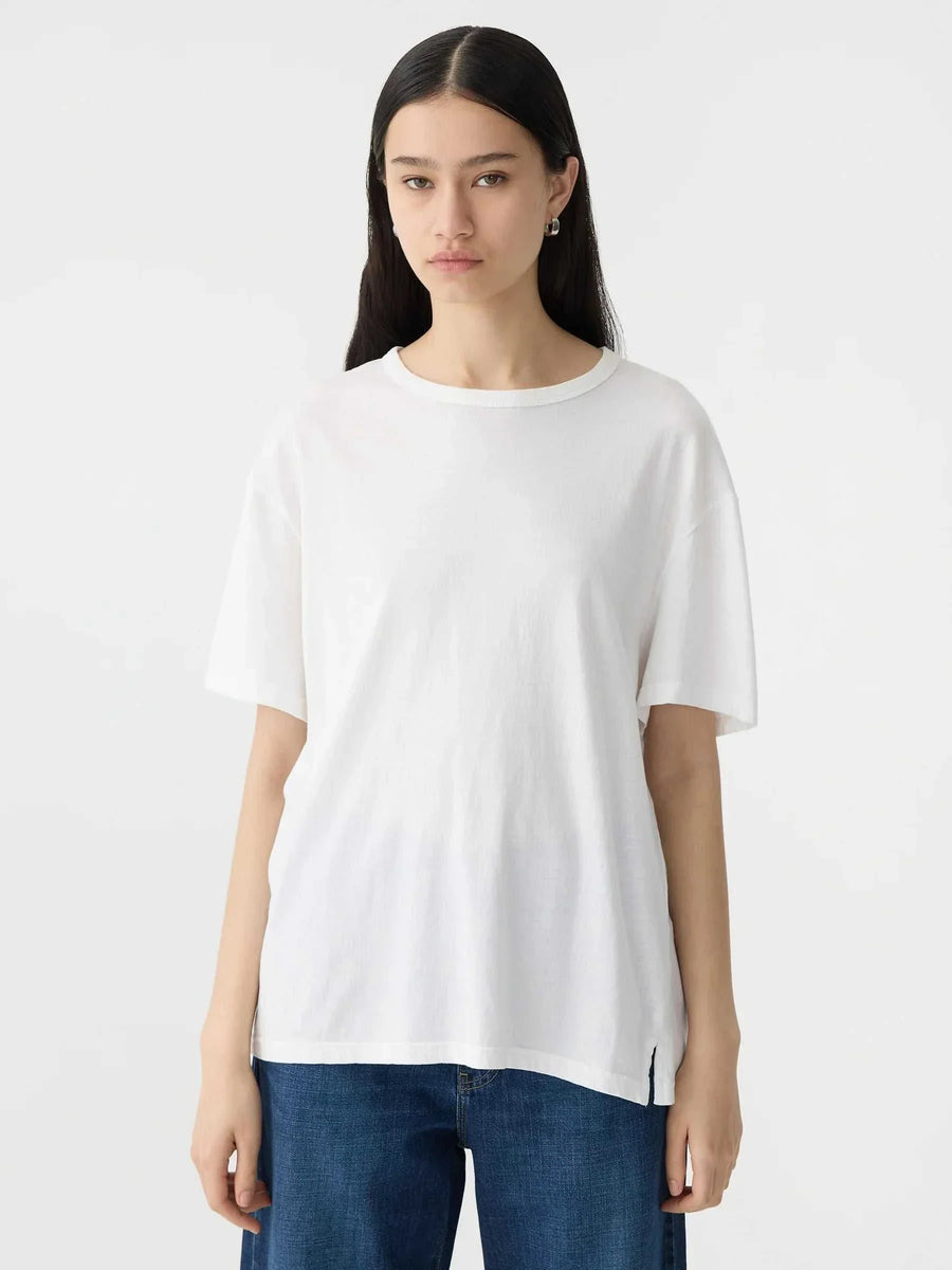 Bassike Boyfriend Heritage SS T.Shirt White