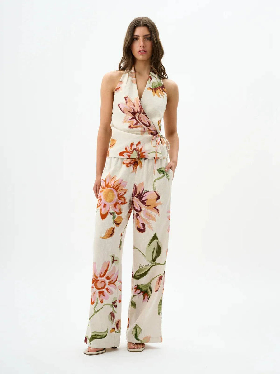 Roame Coast Pant Raphia Bloom 