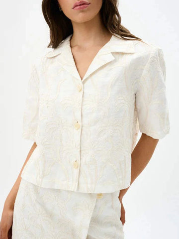 Roame Freya Shirt Royal Palm