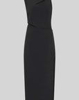 St. Agni Asymm Tuck Dress Black