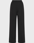 Bassike Twill Pinstitch Detail Pant Black