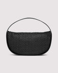 St Agni Woven Petit Arc Bag Black