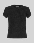 St Agni Alpaca Baby Tee Black