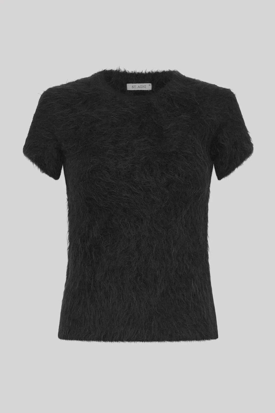 St Agni Alpaca Baby Tee Black