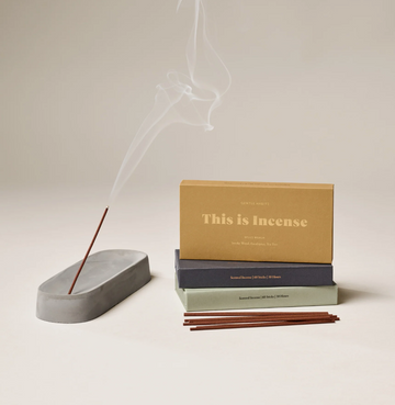 Gentle Habits Ceramic Incense Holder Cement