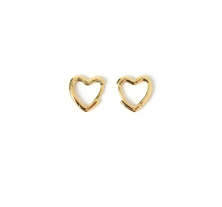 Arms Of Eve Sweetheart Earrings Small Gold.