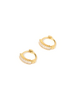 Arms Of Eve Khloe Stone Earrings Gold