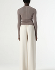 Elka Collective Scillia Knit Top Taupe