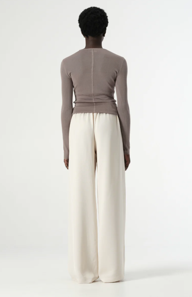 Elka Collective Scillia Knit Top Taupe