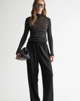 Elka Collective Elm Top Black Lurex