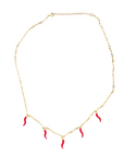 Gold Sister Chilli Summer Necklace Gold