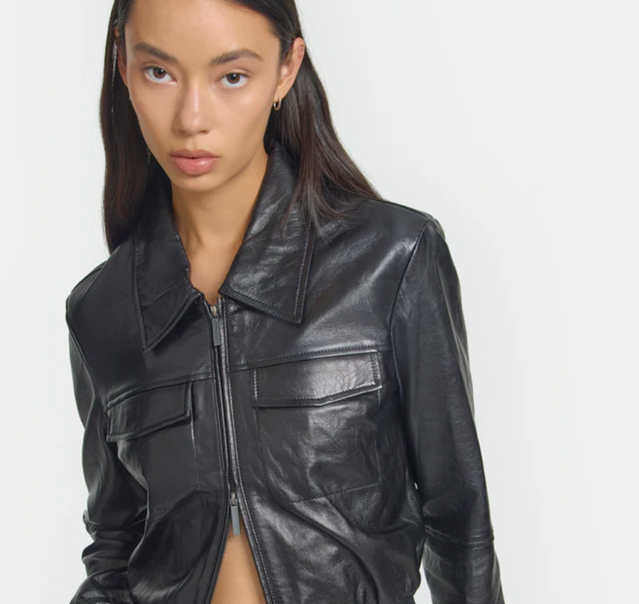 Viktoria and Woods Birthright Bomber Black