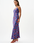 Roame Wessex Slip Dress Cactus Bloom Indigo