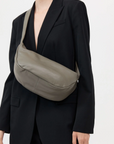 St Agni Soft Crescent Bag Smokey Olive