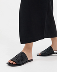 St Agni Woven Flats Black