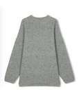 Zulu and Zephyr Rws Merino Wool Blend Knit Jumper Grey Mist