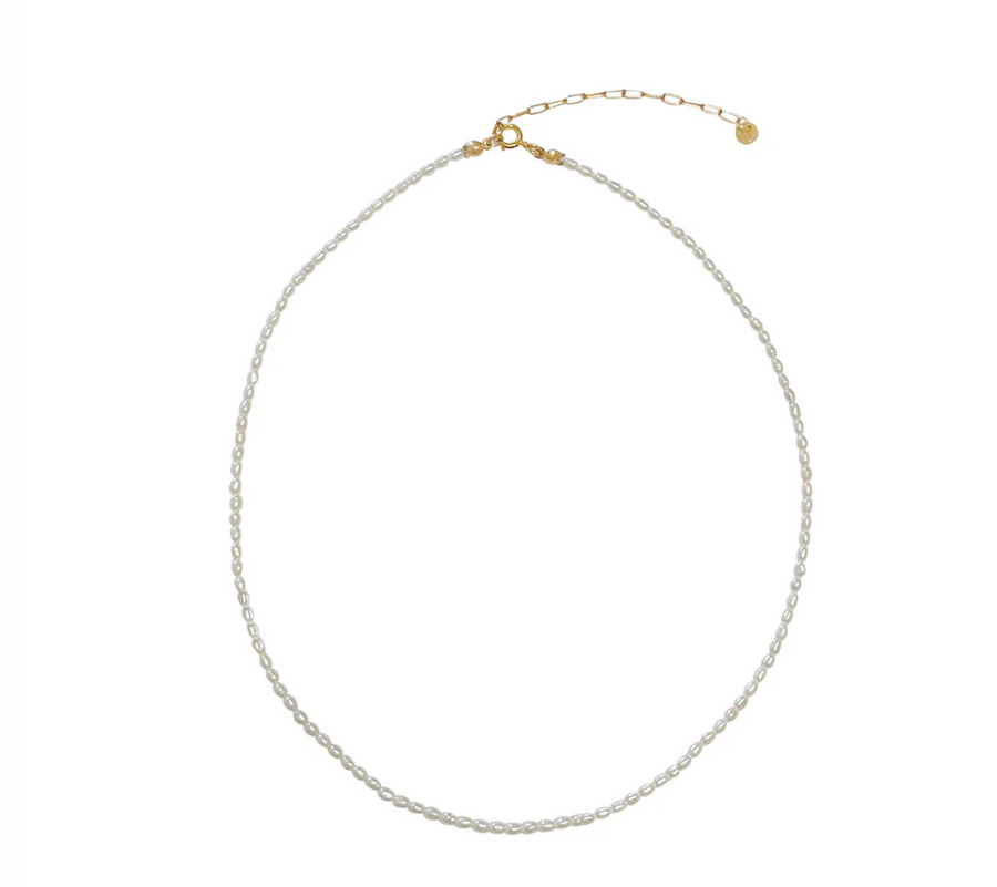 Misuzi Juliet Baby Pearl Choker Gold Filled