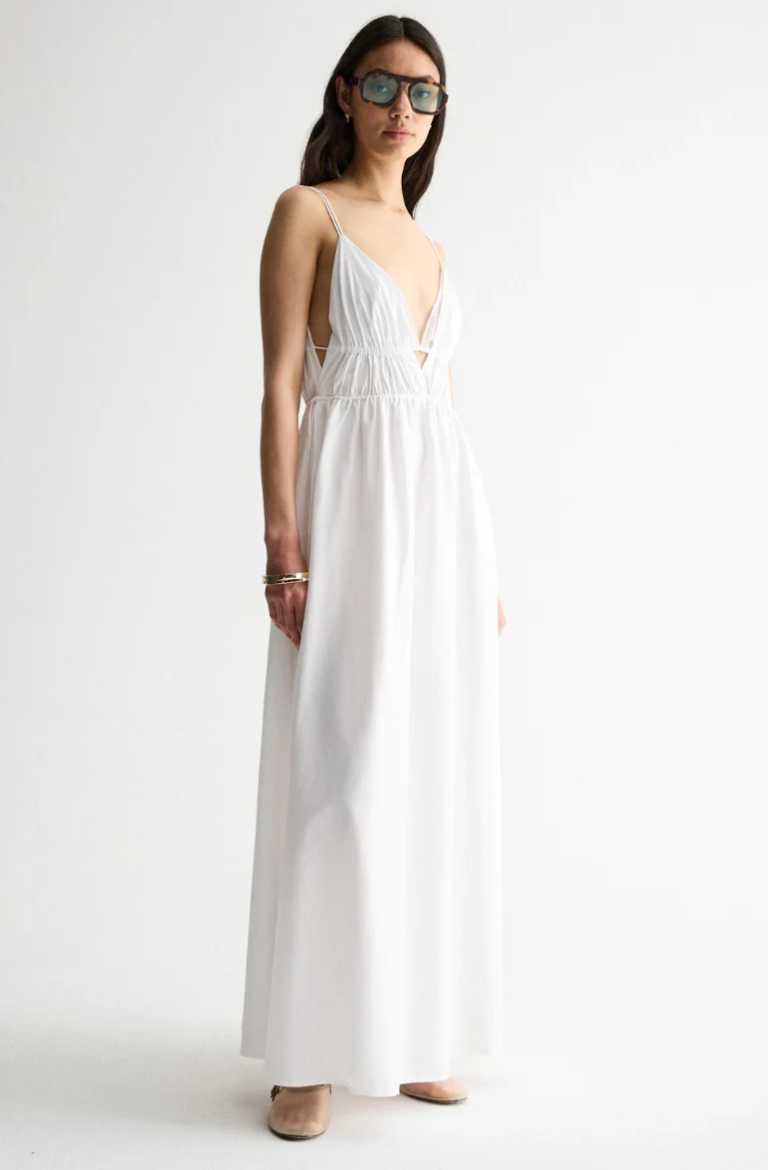 Elka Collective Clove Dress White