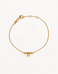 By Charlotte 18k Gold Vermeil Lotus Bracelet