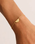 By Charlotte 18k Gold Vermeil Lotus Bracelet