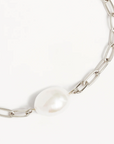 By Charlotte Sterling Silver Breathe Pearl Bracelet