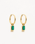 By Charlotte 18k Gold Vermeil Strength Within Hoops