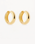 By Charlotte 18k Gold Vermeil Bold Large Hoops