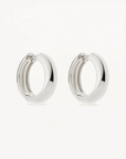 By Charlotte Sterling Silver Bold Large Hoops