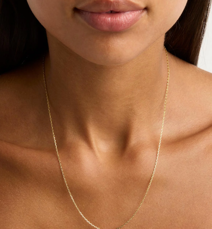 By Charlotte 18k Gold Vermeil 21" Signature Chain Necklace