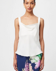 Once Was Delray Reversible Cupro Cami Ivory