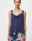 Once Was Delray Reversible Cupro Cami Lapis