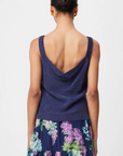 Once Was Delray Reversible Cupro Cami Lapis