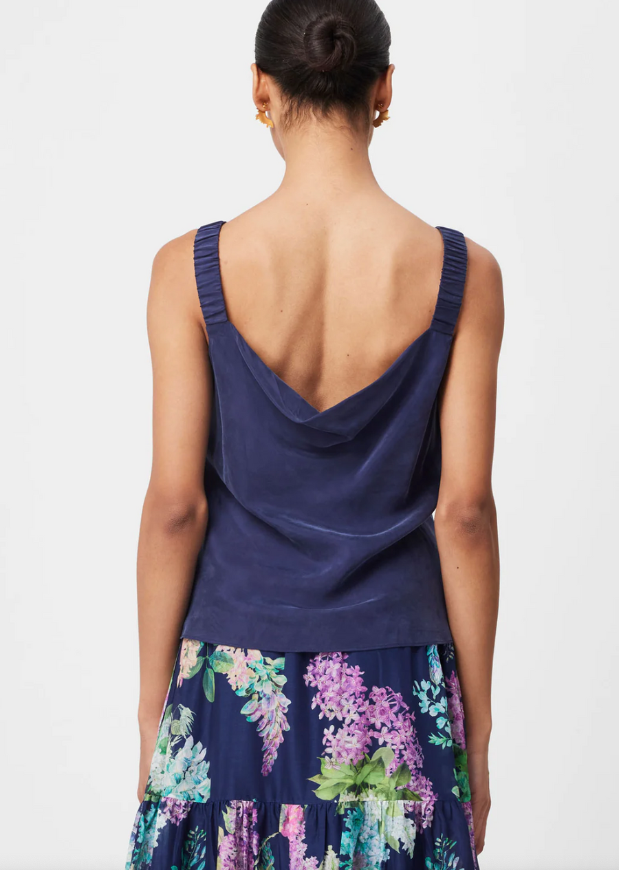 Once Was Delray Reversible Cupro Cami Lapis