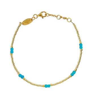 Gold Sister Pimm Pimm Bracelet Blue