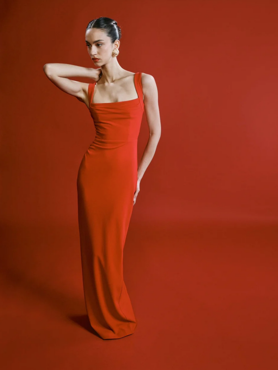 Effie Kats Marbella Gown Red