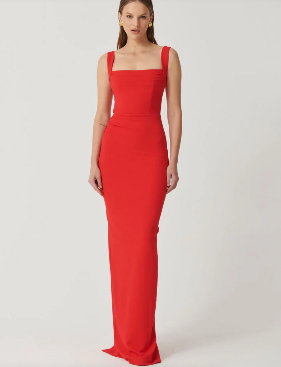 Effie Kats Marbella Gown Red