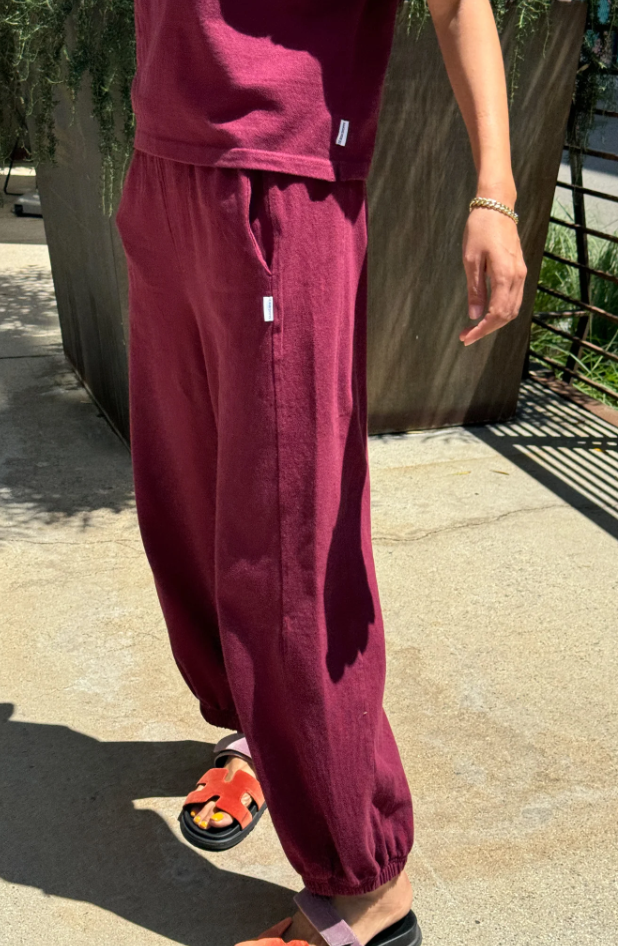 Le Bon Shoppe Balloon Pants Cabernet