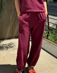 Le Bon Shoppe Balloon Pants Cabernet