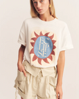 Shona Joy Eclipse Boyfriend Oversized T Shirt Ivory