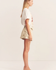 Shona Joy Eclipse Boyfriend Oversized T Shirt Ivory