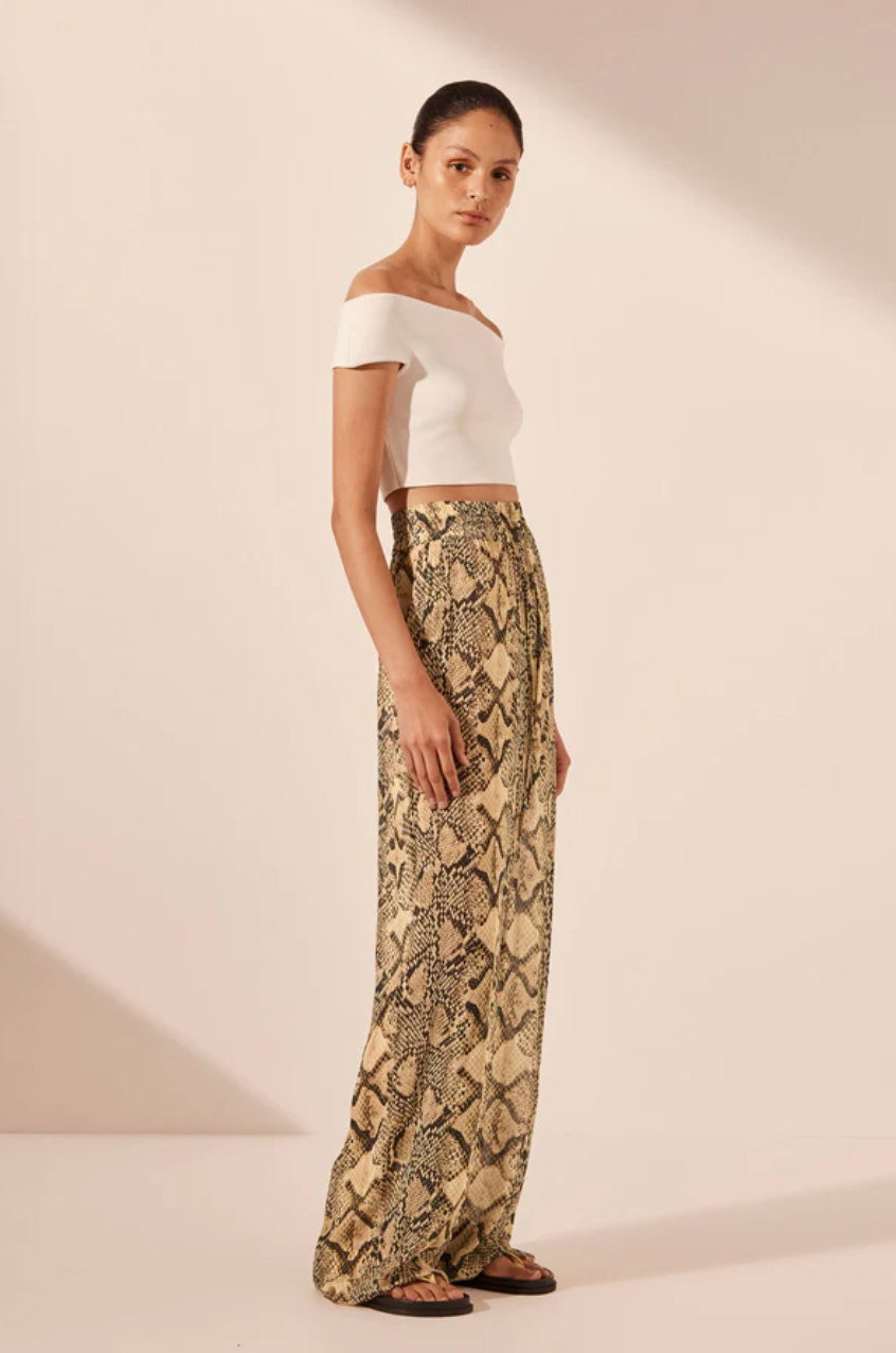 Shona Joy Hadiya Relaxed Pant Almond