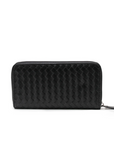 La Tribe Woven Wallet Large Black