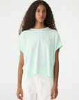 Bassike Slouch Circle Tank Pearl Mint